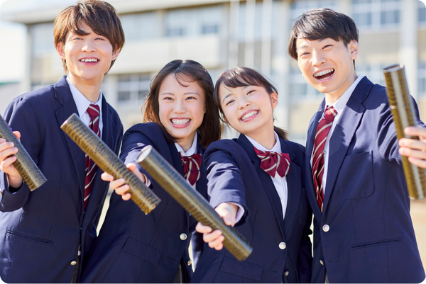 合格した学生たち